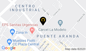 Mapa de Dimark De Colombia S.a en Bogotá D.C