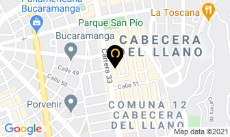 Mapa de Dimensión en Bucaramanga