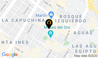 Mapa de Dimension Deportiva en Bogotá D.C