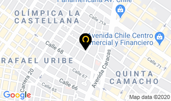 Mapa de Dimensiones Decoracion Comercial en Bogotá D.C