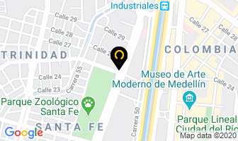Mapa de Dinalco Iluminación Ltda. en Medellín