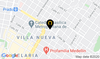 Mapa de Dinalpro en Medellín
