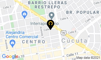 Mapa de Dinormotos en Cúcuta