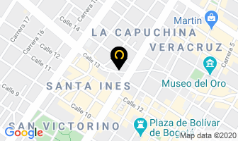 Mapa de Diplomas Y Pergaminos en Bogotá D.C