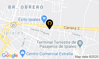 Mapa de Dirección Municipal De Salud en Ipiales