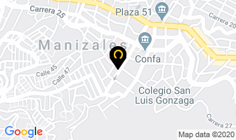 Mapa de Disagro en Manizales