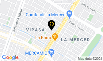 Mapa de Disaguas Ltda. en Cali