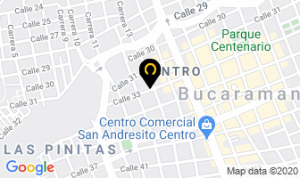 Mapa de Disaluminios en Bucaramanga