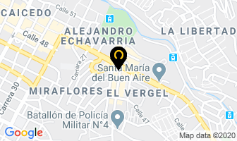 Mapa de Disambiental Ltda. en Medellín