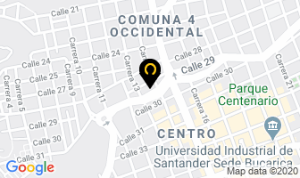 Mapa de Discajas en Bucaramanga