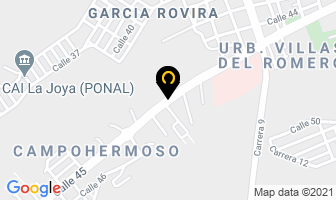 Mapa de Discoke Del Oriente en Bucaramanga