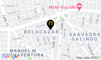 Mapa de Discos Y Campanas De Cali en Cali