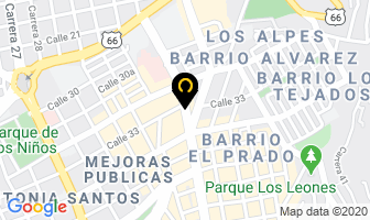 Mapa de Discoteca Amadeus en Bucaramanga