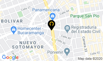Mapa de Discoteca La Calera en Bucaramanga