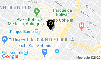 Mapa de Discoteca Patio Bonito en Medellín