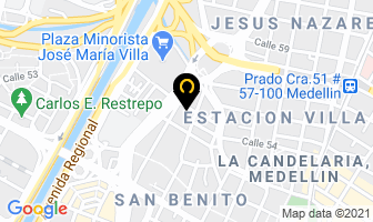 Mapa de Discoteca Yaje en Medellín