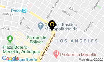 Mapa de Discotecas Azúcar en Medellín