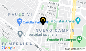 Mapa de Diseñando Futuro en Bogotá D.C