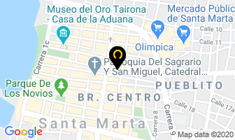 Mapa de Diseñar Publicidad en Santa Marta