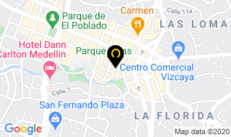 Mapa de Diseño Confección Y Moda en Medellín