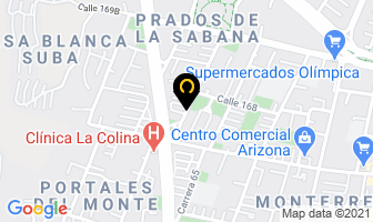 Mapa de Diseño Gaphir Publicidad en Bogotá D.C