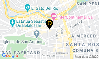 Mapa de Diseño Grafico Victoria Angulo en Cali