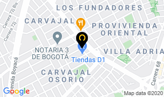Mapa de Diseño & Pinturas J.s. S.a.s. en Bogotá D.C