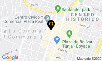 Mapa de Diseño Y Confeccion en Tunja