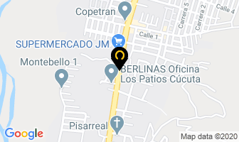 Mapa de Diseños Claudia en Los Patios