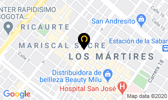 Mapa de Diseños D´ Manuel en Bogotá D.C