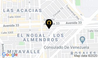 Mapa de Diseños Gloria Rodríguez en Medellín