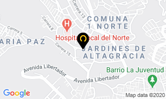 Mapa de Diseños Roca Calzado en Bucaramanga