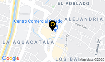 Mapa de Diseños Tabatha en Medellín