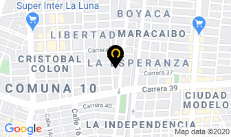 Mapa de Diseños Vanessa Del Castillo en Cali
