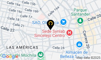 Mapa de Disfraces Aladino en Sincelejo