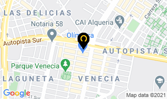 Mapa de Disfraces Andres en Bogotá D.C