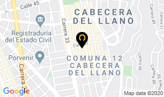 Mapa de Disfraces Hechizada en Bucaramanga