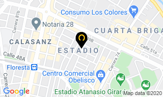 Mapa de Disgrabín en Medellín