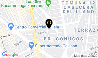 Mapa de Dislef Ltda en Bucaramanga