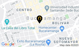 Mapa de Dislens Optical Group en Bucaramanga