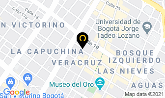 Mapa de Dislent's en Bogotá D.C