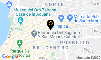 Mapa de Dismarcos en Santa Marta