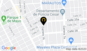 Mapa de Dismat Upar en Valledupar