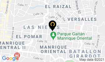 Mapa de Disofi en Medellín