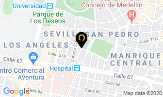Mapa de Dispacor en Medellín