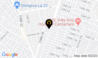Mapa de Dispapeles S.a. en Montería