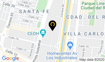 Mapa de Dispapeles S.a. en Medellín