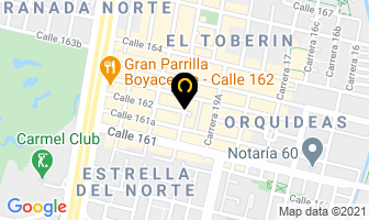 Mapa de Dispein Ltda. en Bogotá D.C