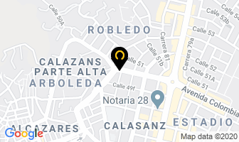 Mapa de Dispenfresh en Medellín