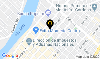 Mapa de Disproquímicos en Montería